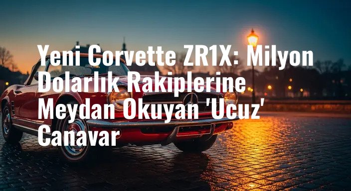 Yeni Corvette ZR1X: Milyon Dolarlık Rakiplerine Meydan Okuyan 'Ucuz' Canavar