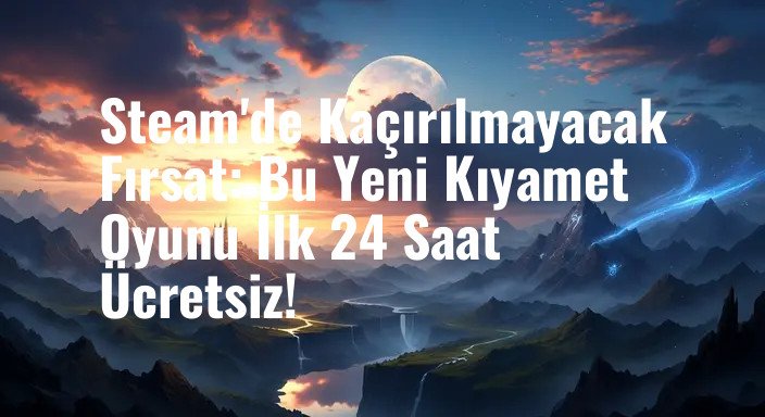 Steam'de Kaçırılmayacak Fırsat: Bu Yeni Kıyamet Oyunu İlk 24 Saat Ücretsiz!