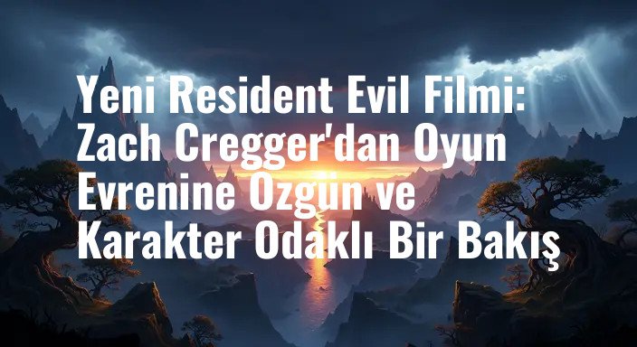 Yeni Resident Evil Filmi: Zach Cregger'dan Oyun Evrenine Özgün ve Karakter Odaklı Bir Bakış