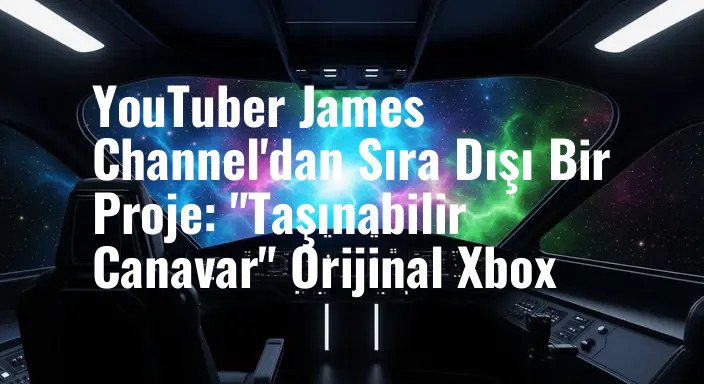 YouTuber James Channel'dan Sıra Dışı Bir Proje: "Taşınabilir Canavar" Orijinal Xbox